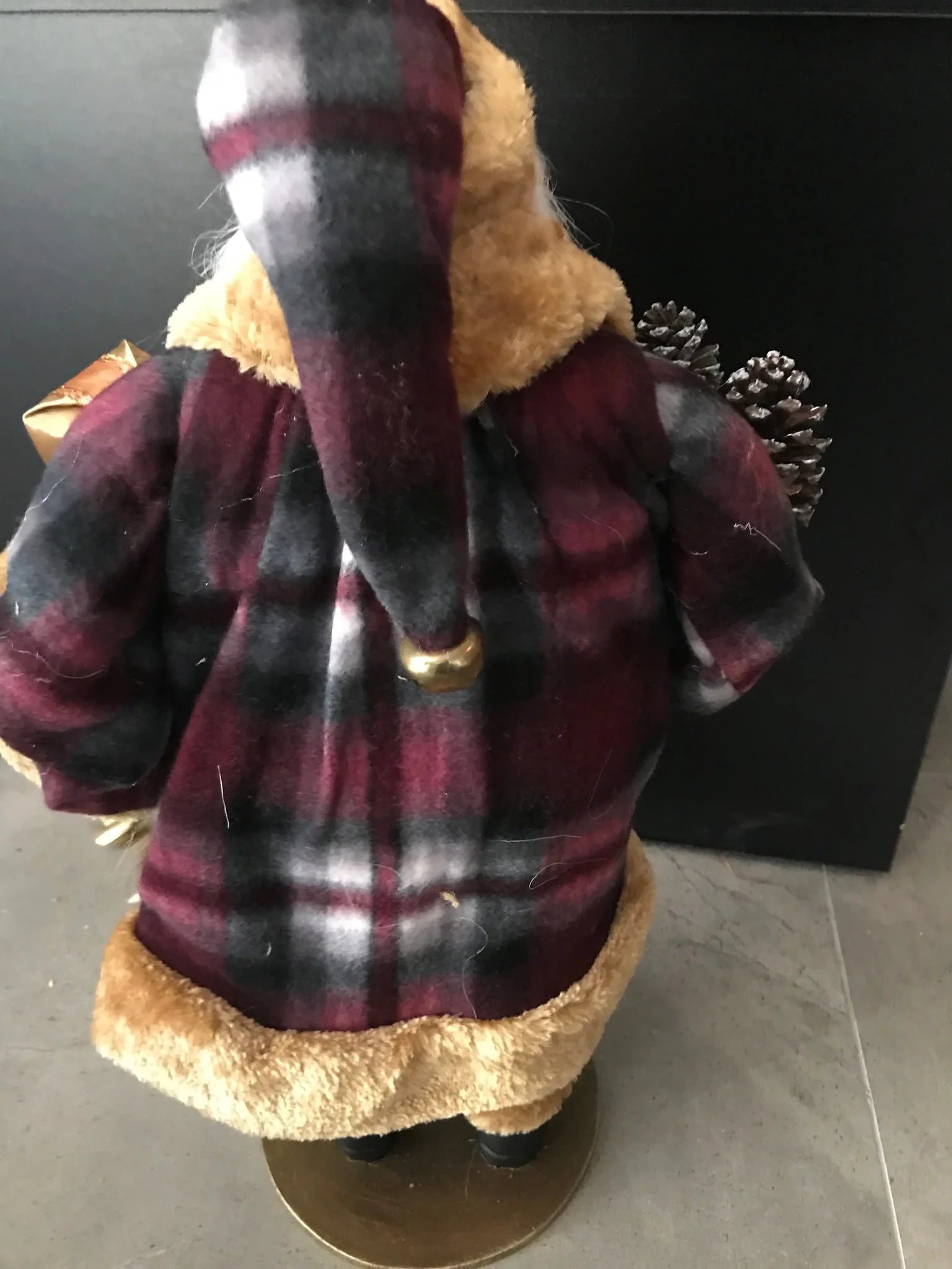 Fur Coat Standing Santa Claus – 49 cm