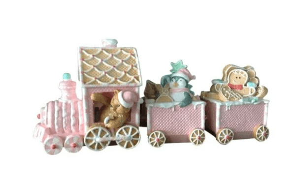 Pink Gingerbread Train