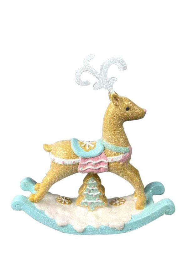 Pastel Gingerbread Rocking Horse