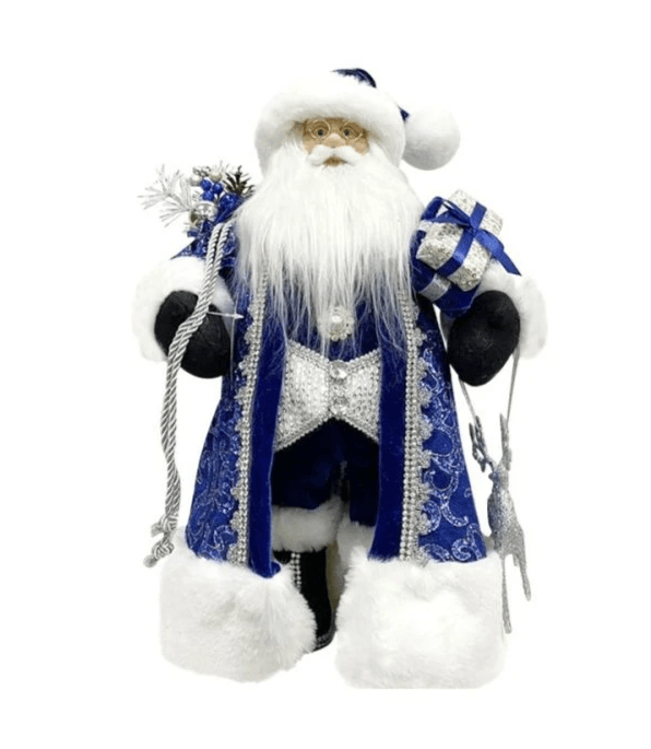 Blue Winter Santa