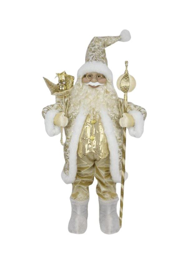 White & Gold Santa Claus