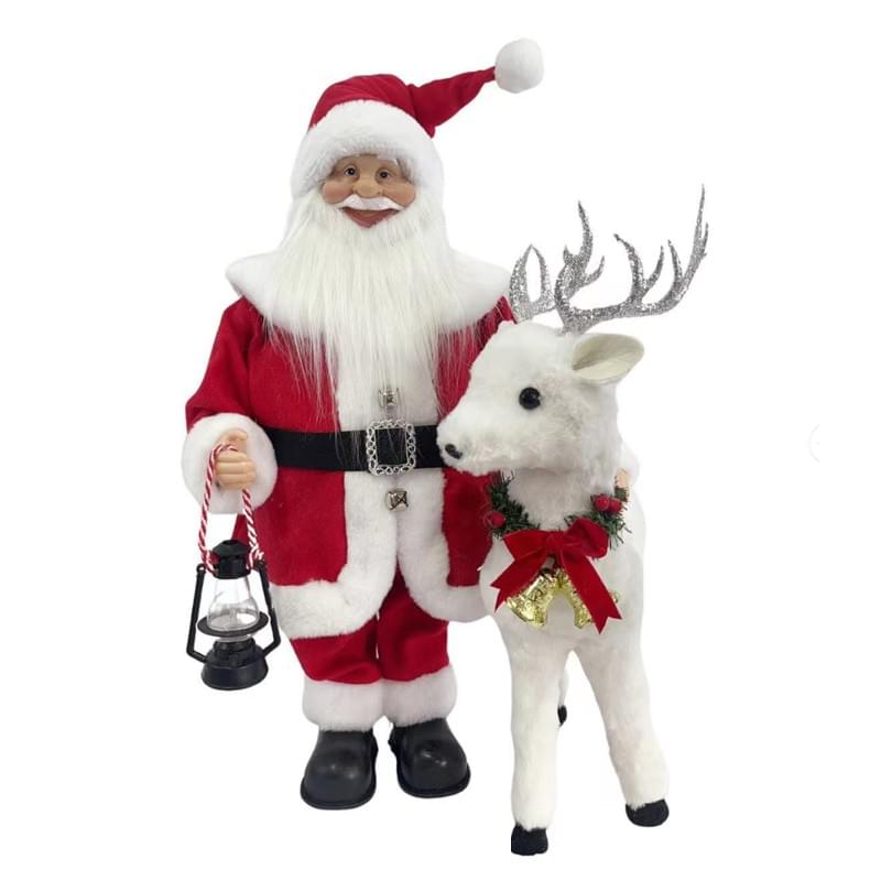 Animated Santa & Deer
