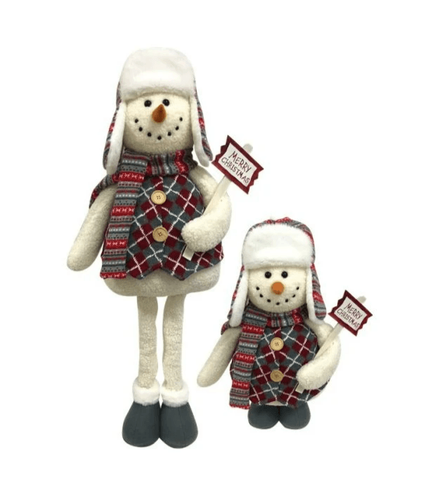 Extendable Legs Snowball Snowman