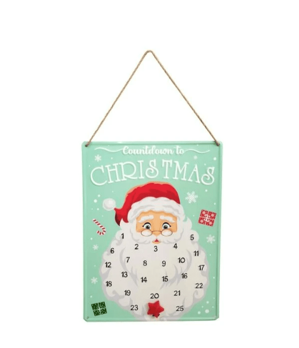 Metal Sign Interactive Advent Calendar