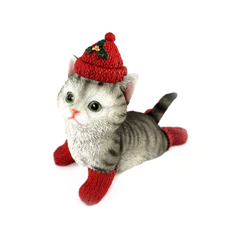 Resin Christmas Cat