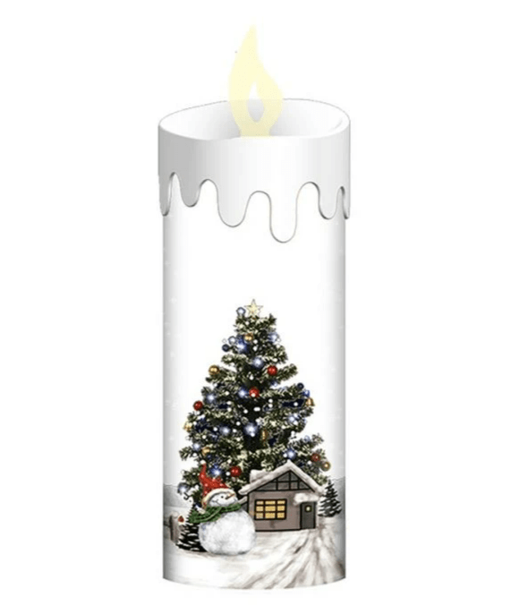 LED Musical Christmas Candle