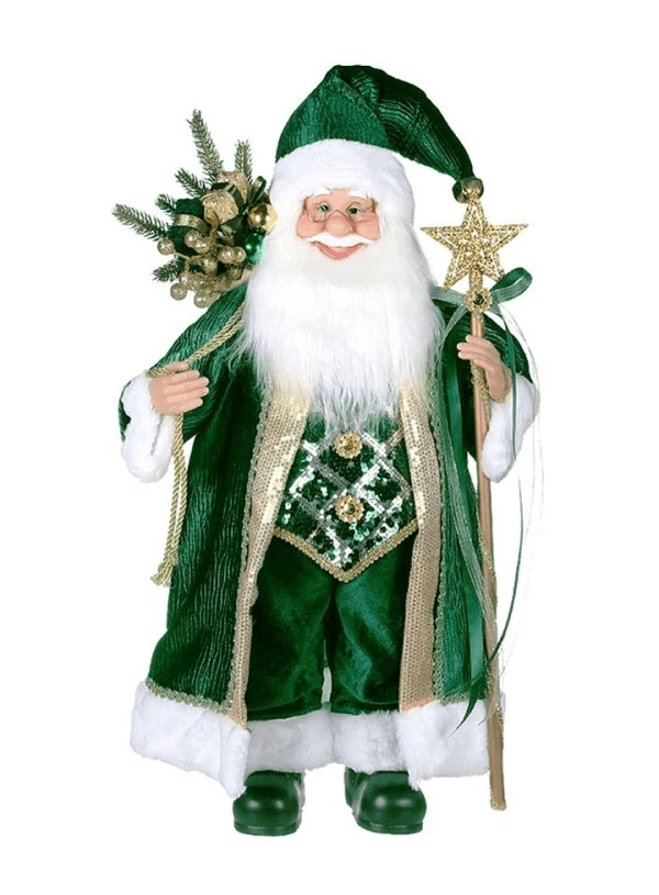 Regal Green Santa