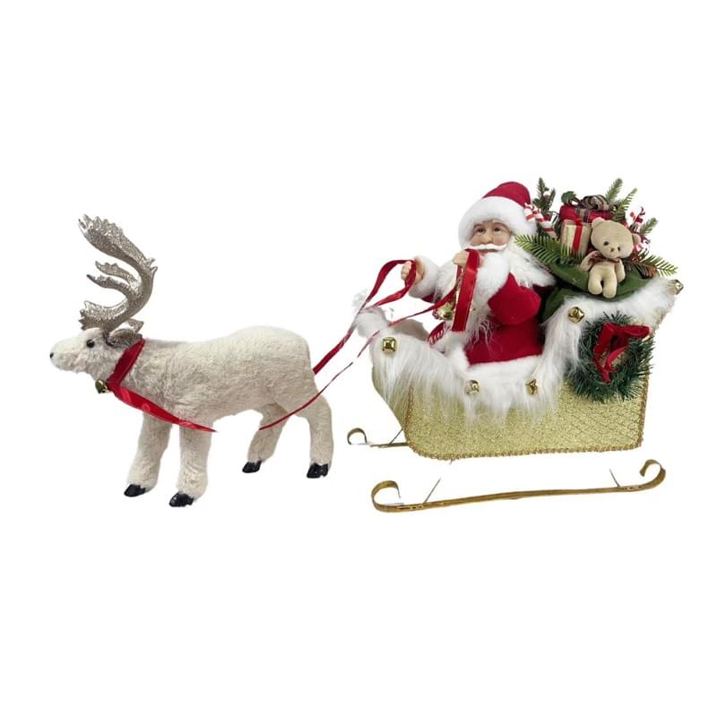 Animated Santa On Sleigh