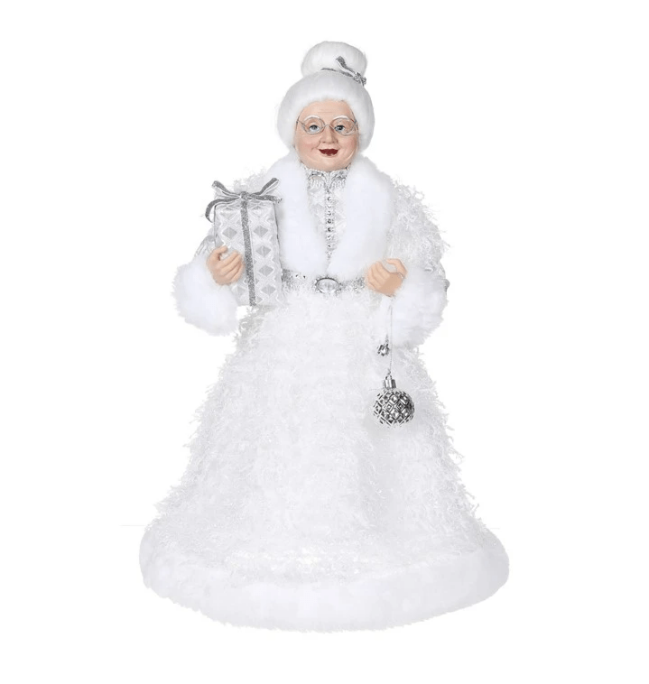 White themed Mrs Claus