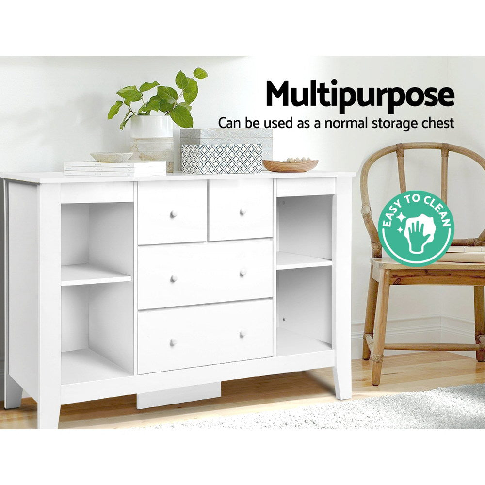 Baby Nursery Diaper Station Cabinet
