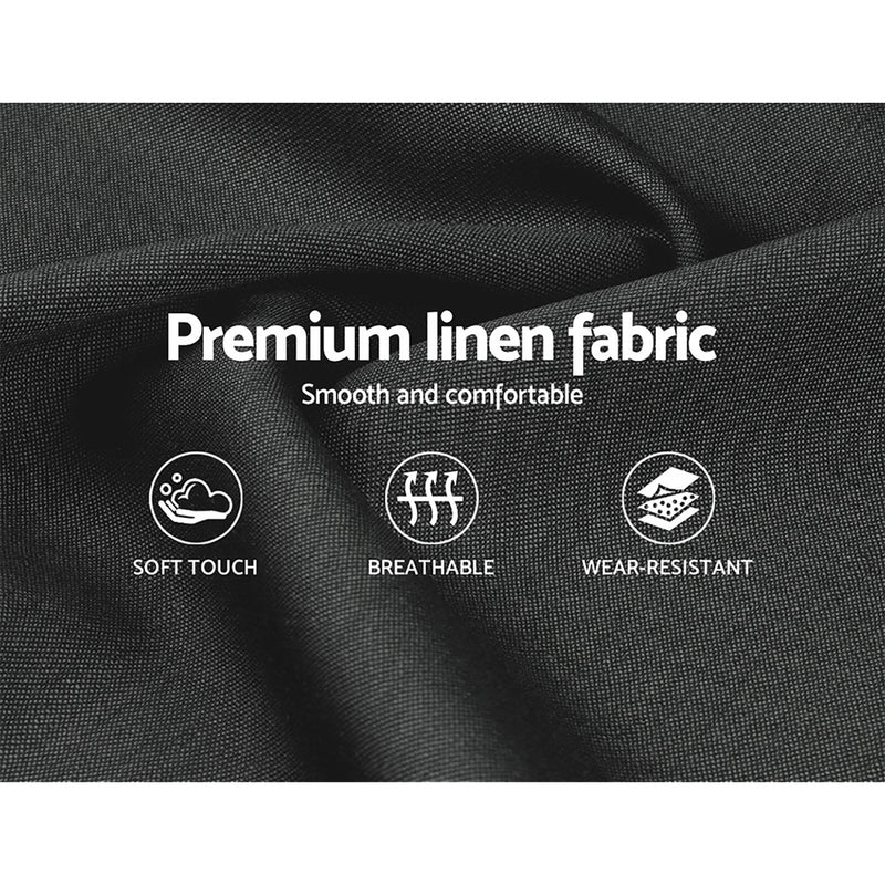 ISSA King Size Gas Lift Bed Frame – Charcoal