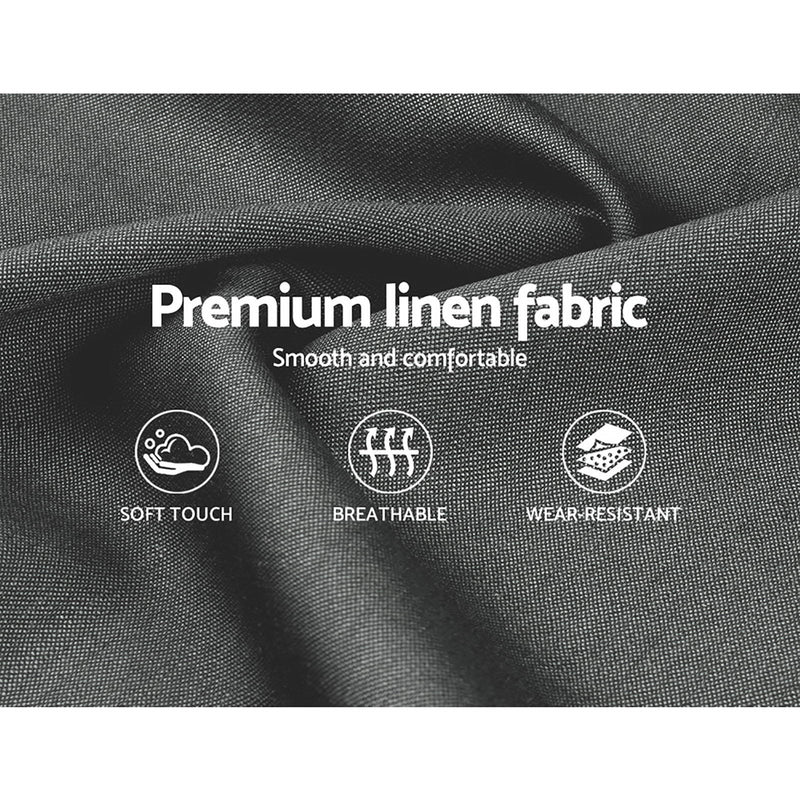 ISSA King Size Gas Lift Bed Frame – Grey