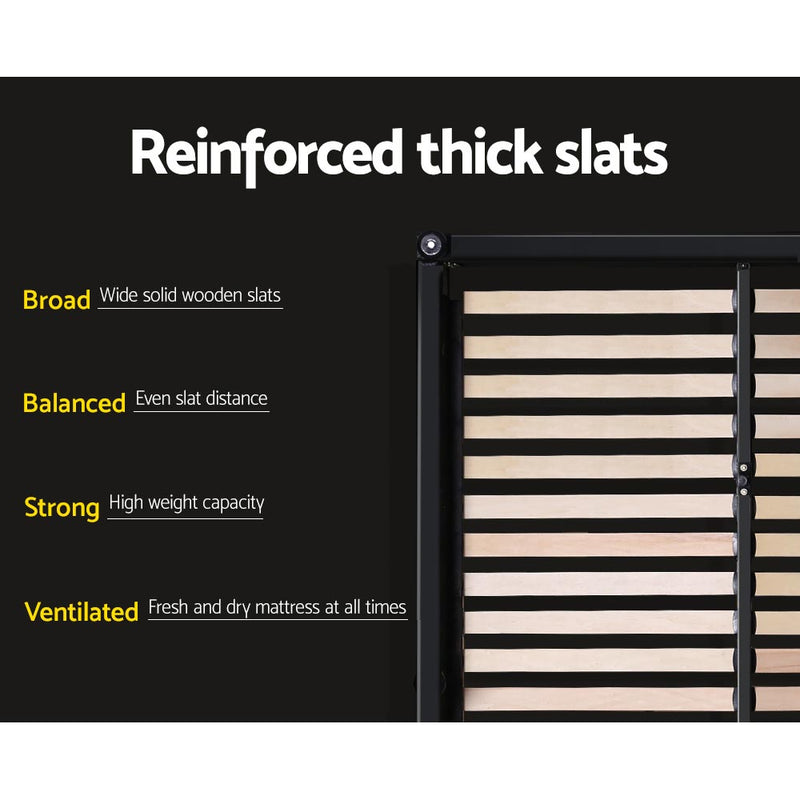 MILA Queen Bed Frame with Storage Drawers