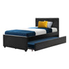 King Single Trundle Daybed – Black