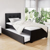 King Single Trundle Daybed – Black