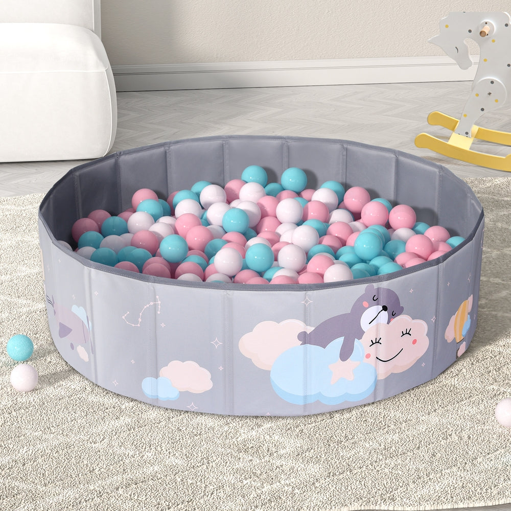 Kids Foldable Ball Pit Playhouse with Storage Bag