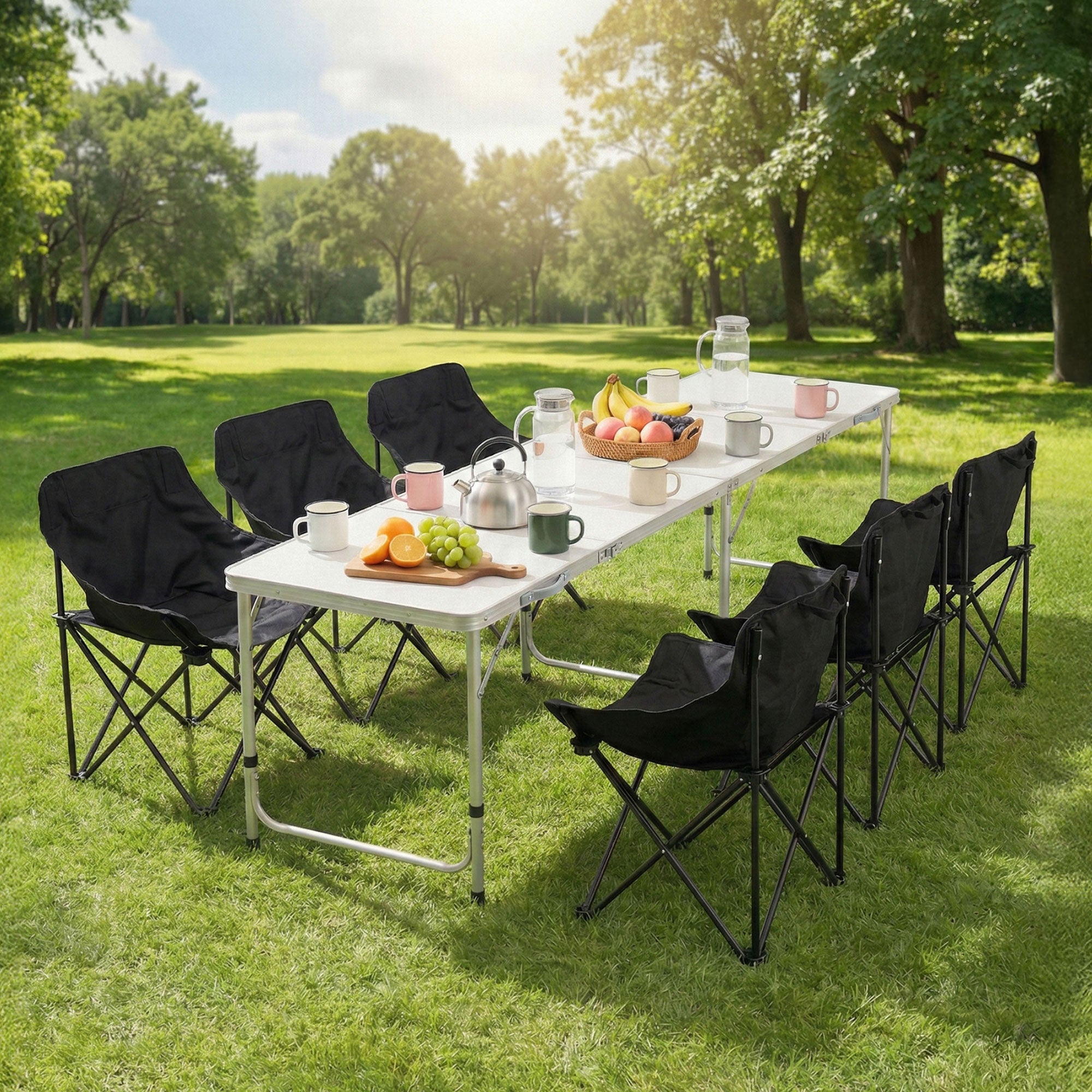 Weisshorn Outdoor Folding Picnic Table & Chairs β 7pc