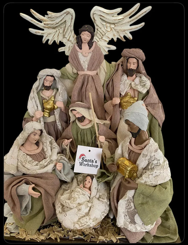 Christmas Nativity Set with Manger – 32 cm