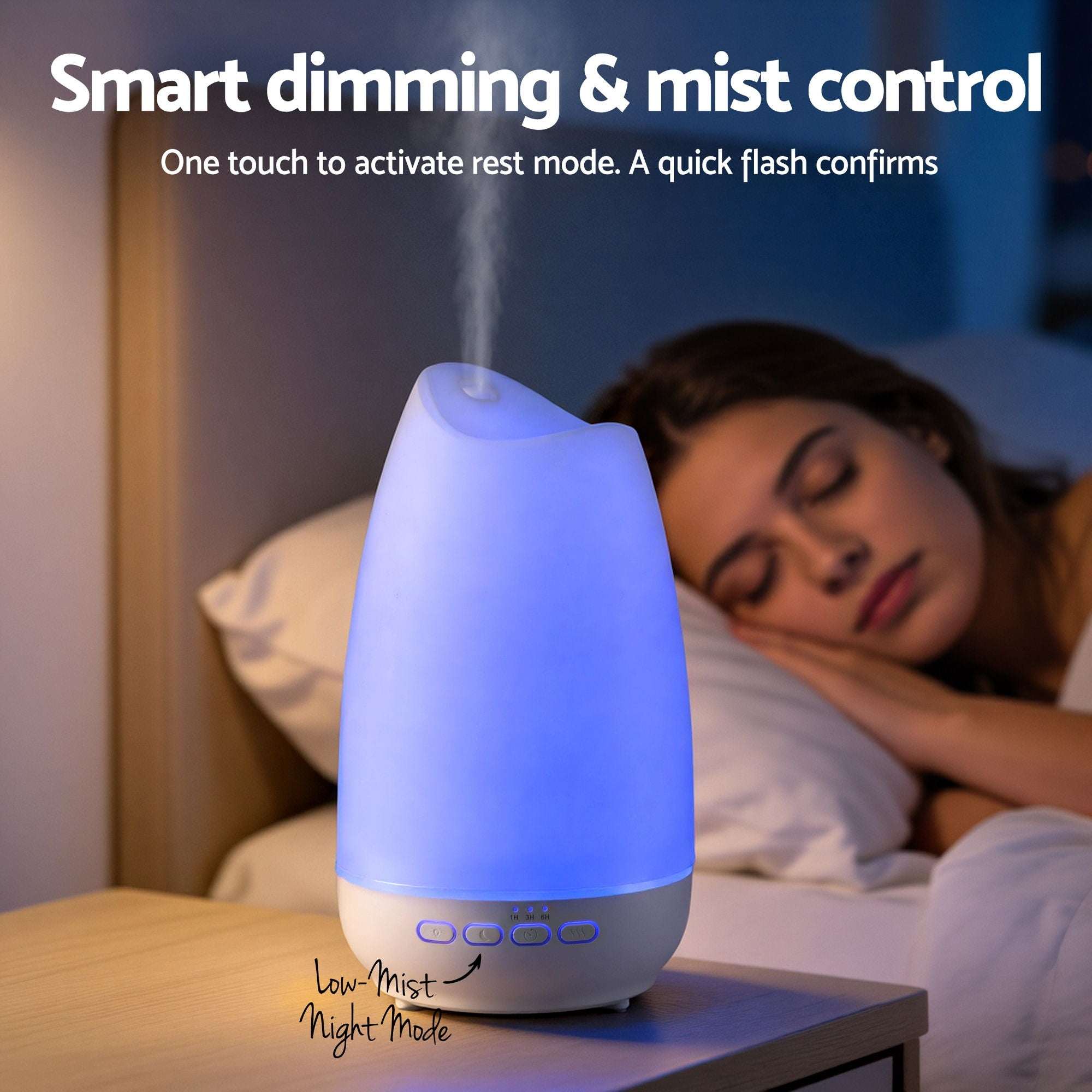 Devanti 300ml Ultrasonic Aroma Diffuser with LED