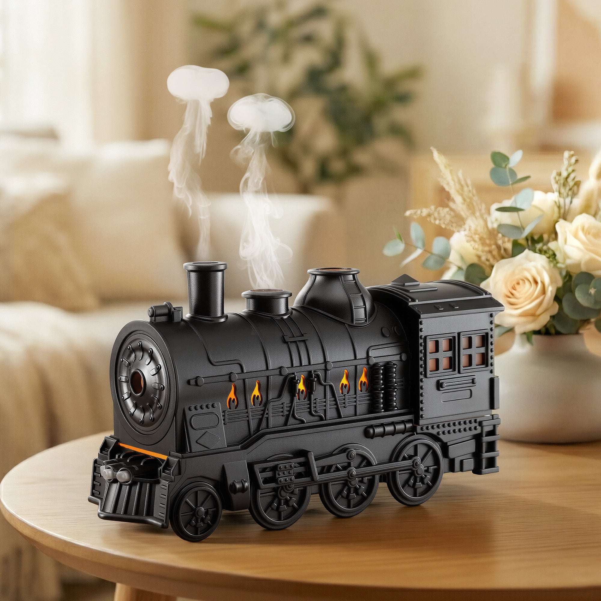 Devanti Train Aroma Diffuser 300ml LED Humidifier