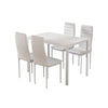 5-Piece Dining Set – White