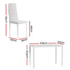 5-Piece Dining Set – White
