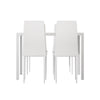 5-Piece Dining Set – White