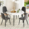 5-Piece Dining Set – Marble Grey