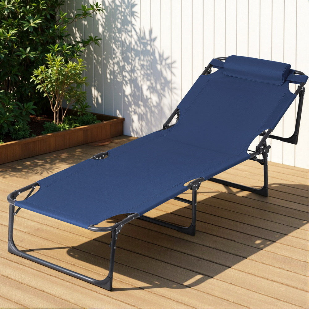 Folding Sun Lounger Outdoor Chair