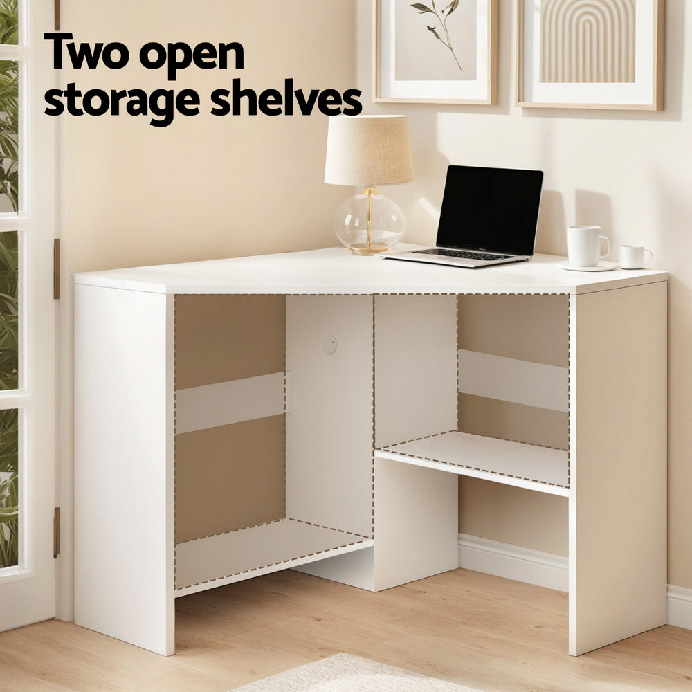 L-Shaped Corner Computer Desk – Home Office Workstation