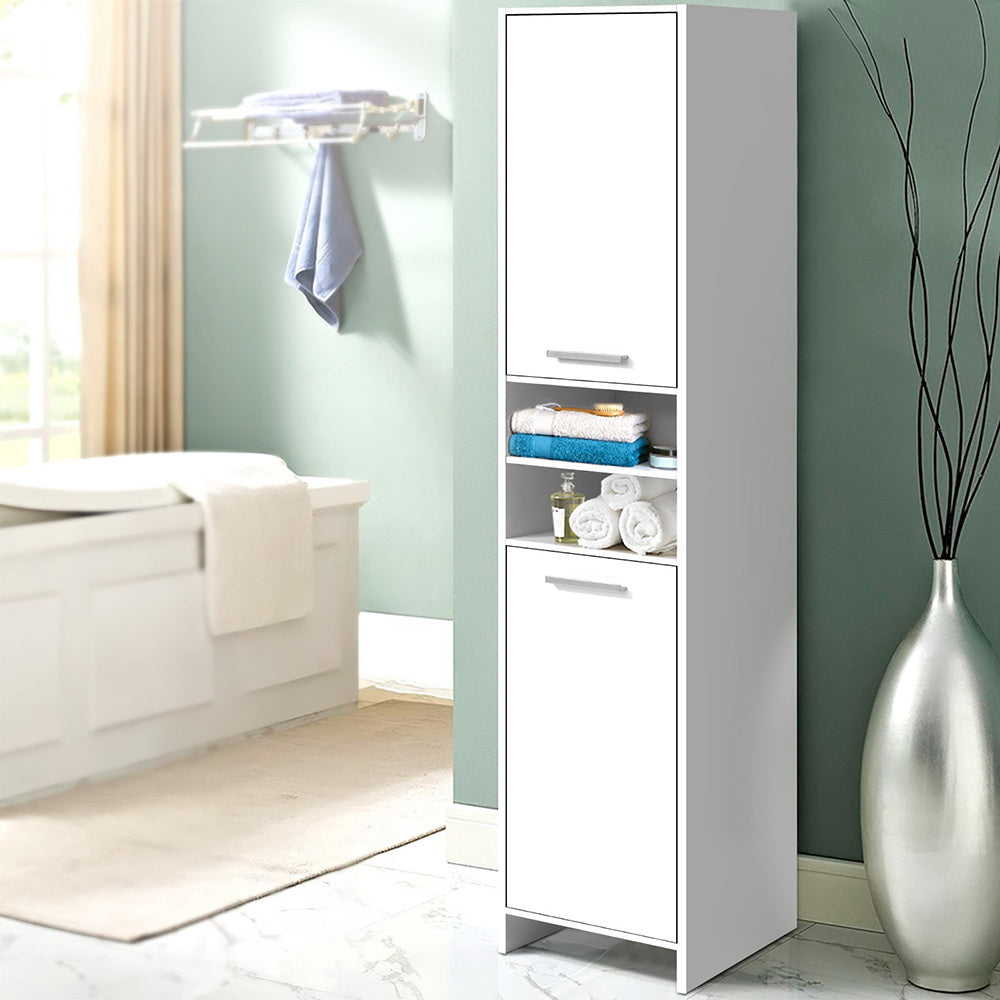 Artiss Bathroom Storage Cabinet 185cm – White