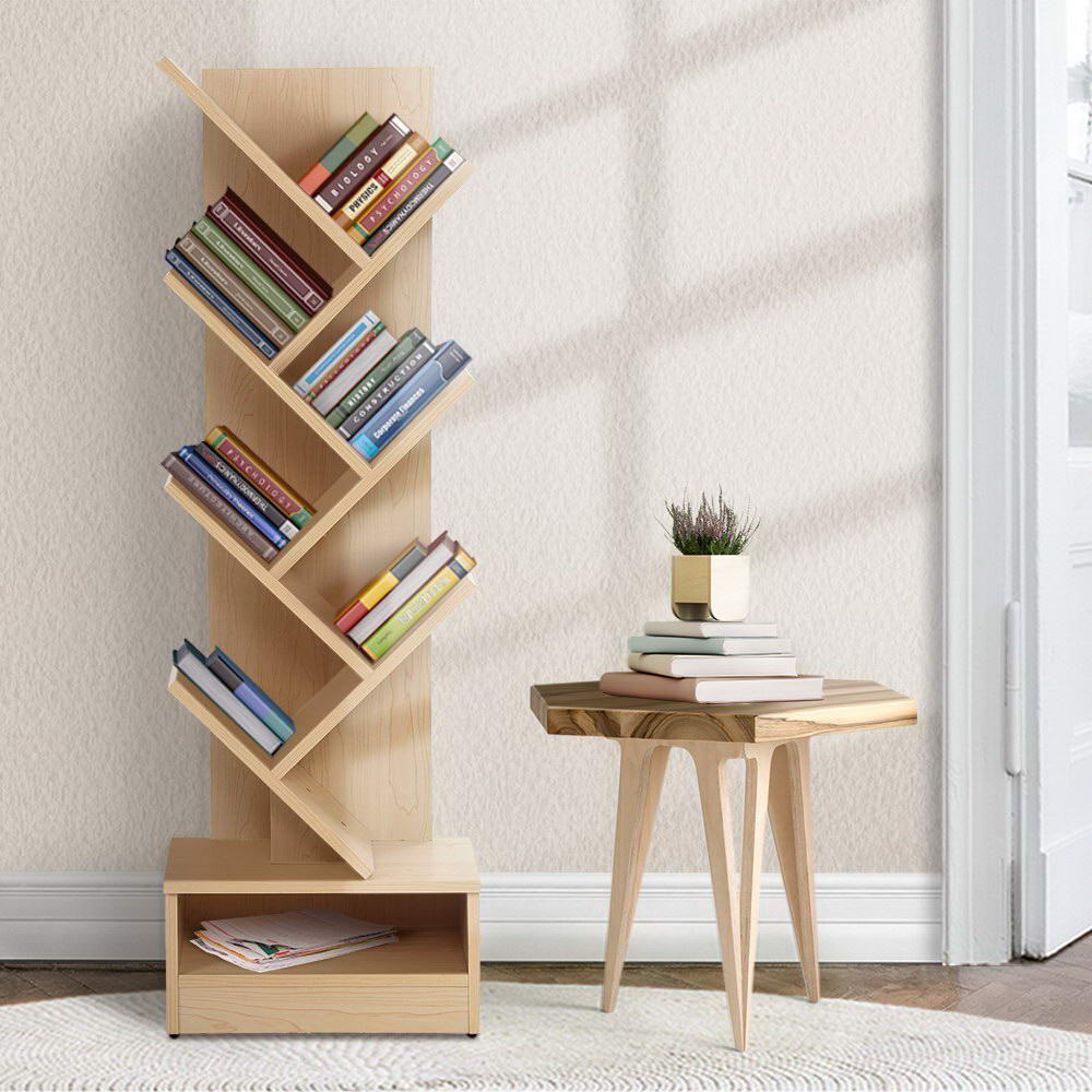 Bookshelf 7 Tiers - ECHO Oak