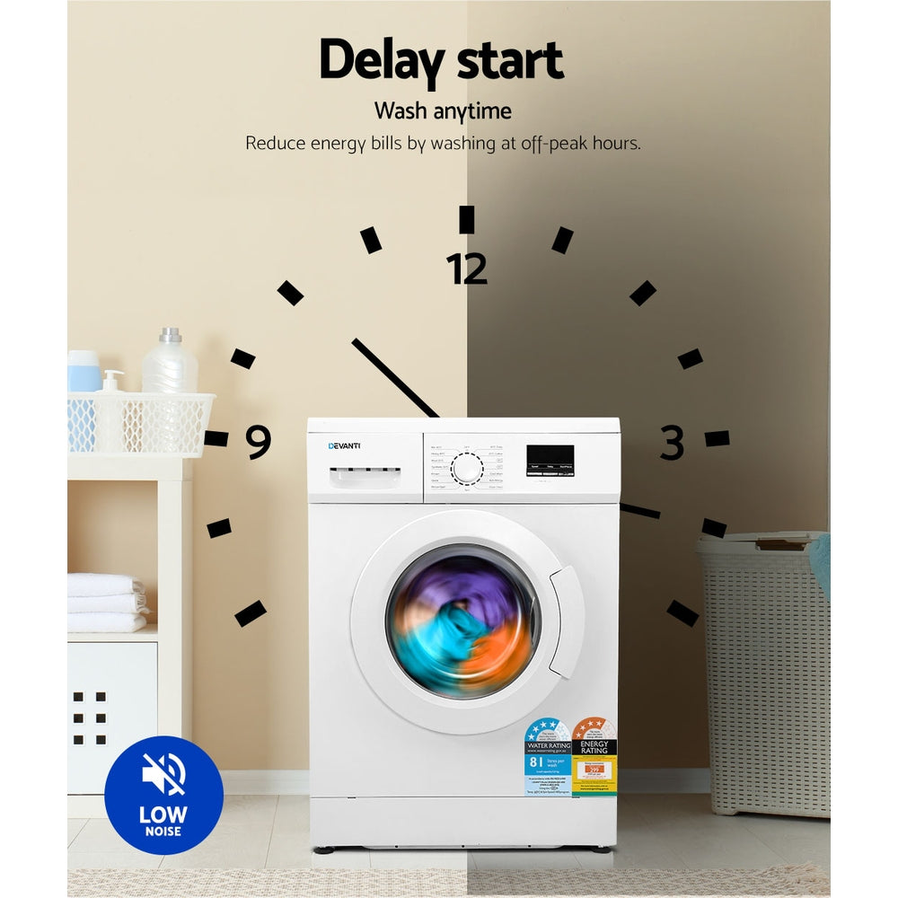 Devanti 8kg Front Load Washing Machine
