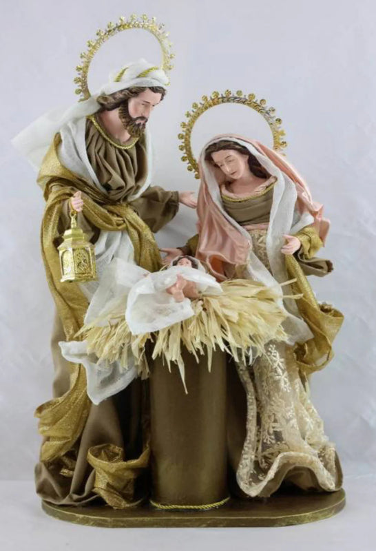 21.5" (55 cm approx.) Religious Christmas Holy Family Figurine
