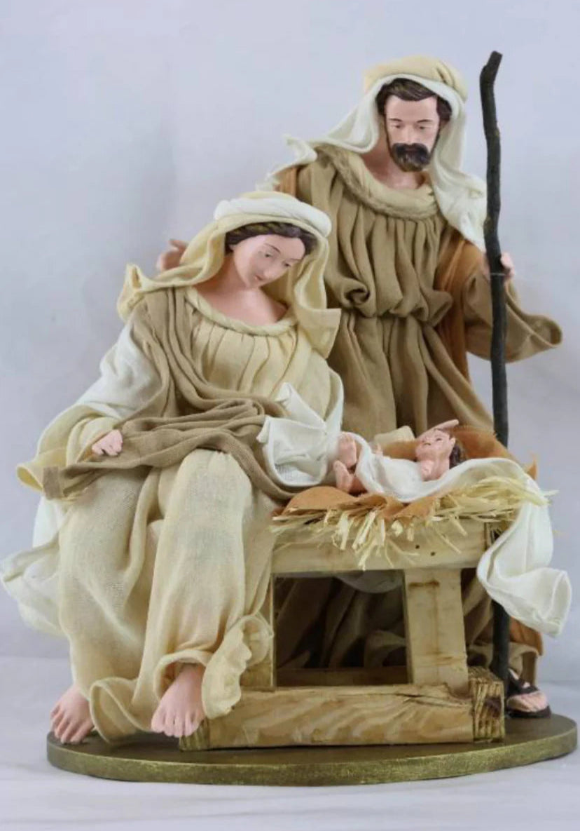 13.5" (35 cm approx.) Religious Holy Family Figurine