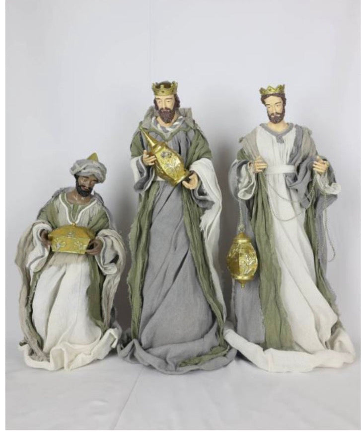 PRE-ORDER | 65cm Three Kings Nativity Figurines