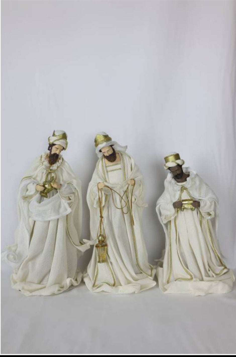 38cm Handmade Three Kings Nativity Figurines