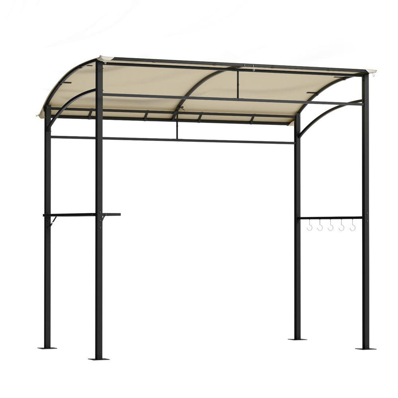 Instahut Gazebo – Outdoor BBQ Grill Patio Garden Marquee Shade Shelter (Beige)