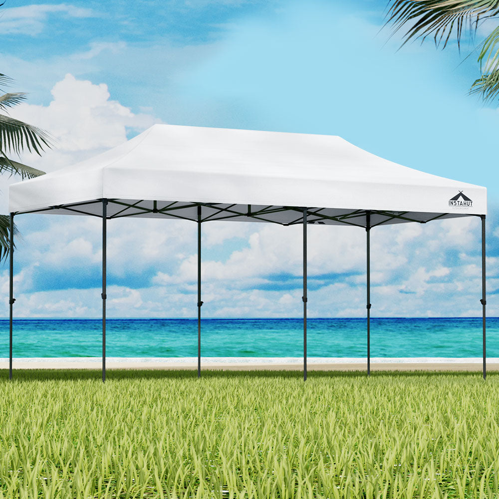 Instahut 3x6m Folding Gazebo Marquee White