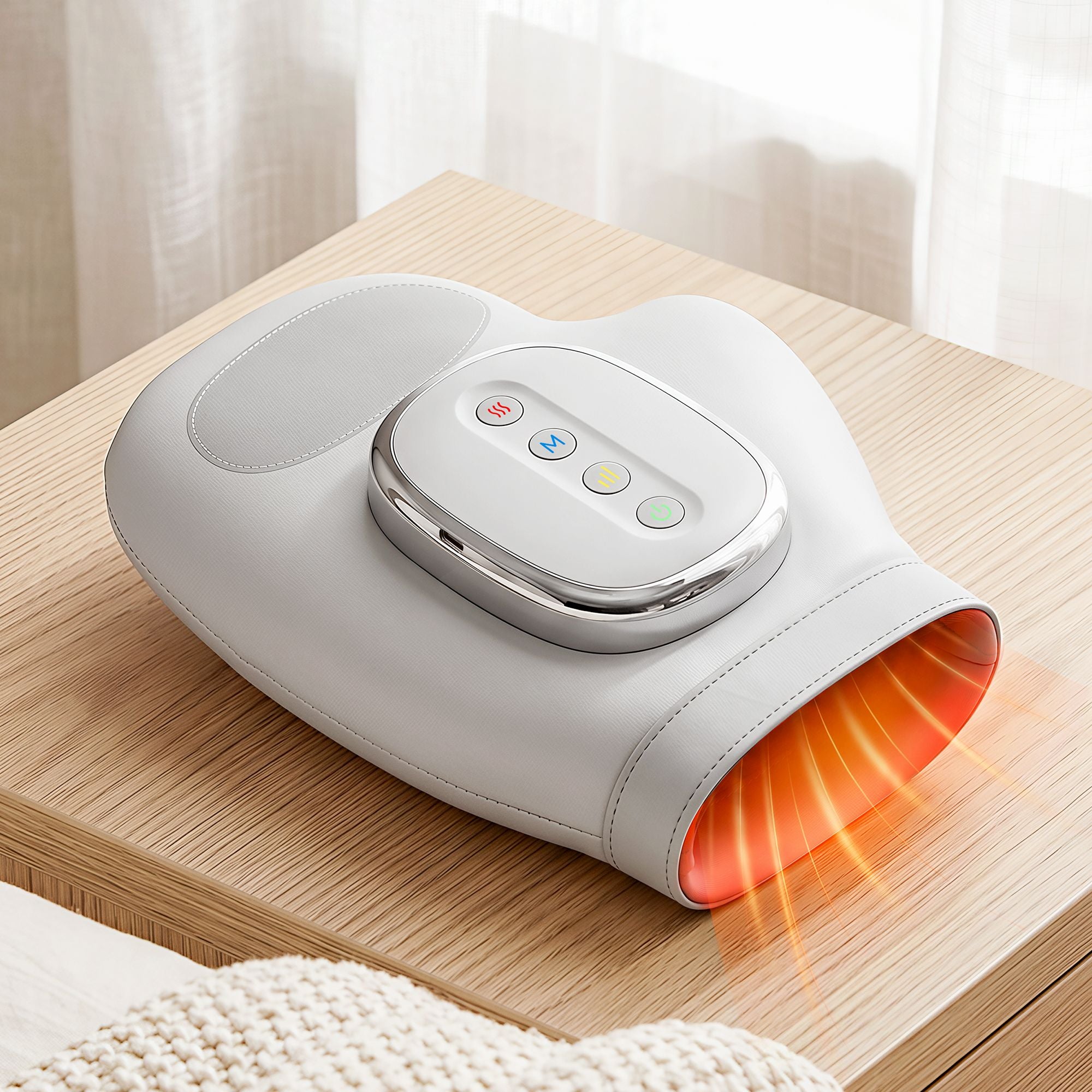 Livemor Hand Massager with Heat & Compression – Large Hand Chamber