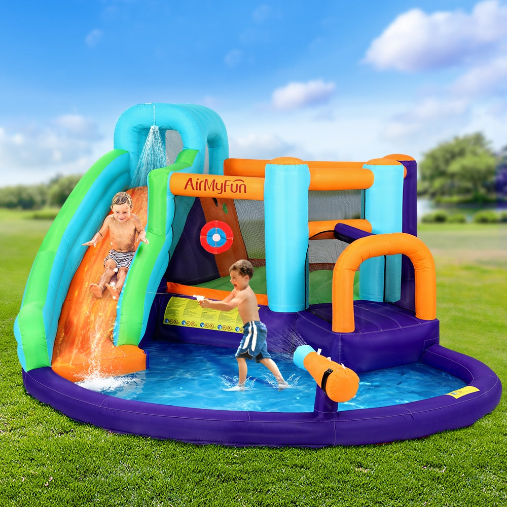 AirMyFun Inflatable Water Slide & Jumping Castle