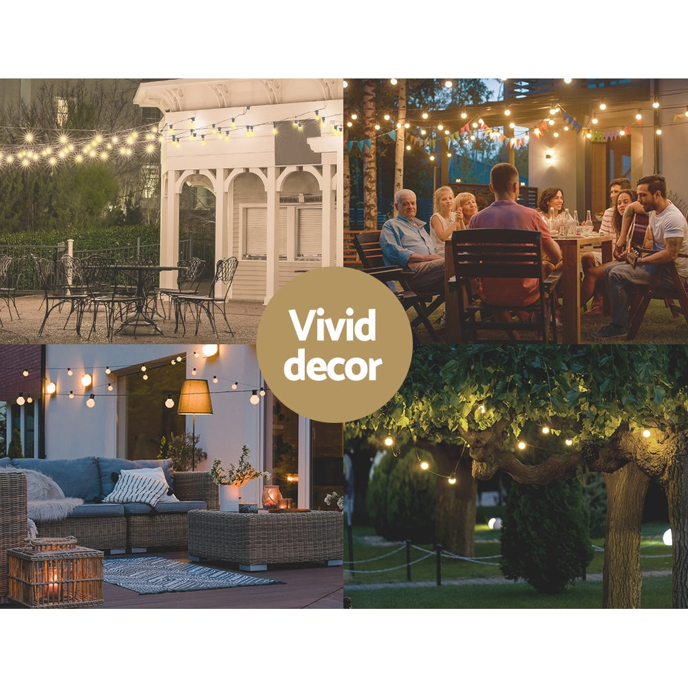 19m Festoon String Lights β Outdoor Party & Garden