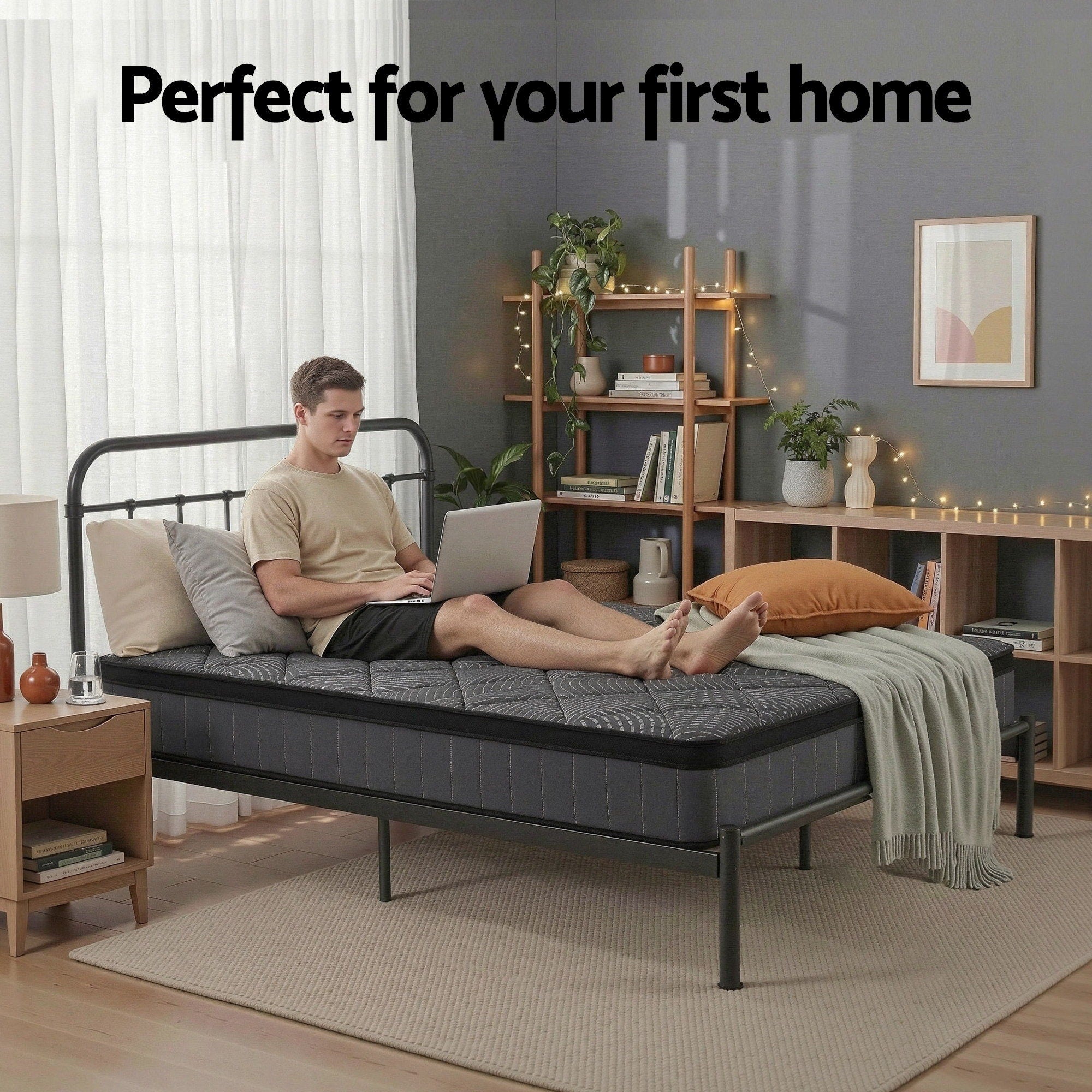 Giselle King Single 25cm Pocket Spring Latex Mattress