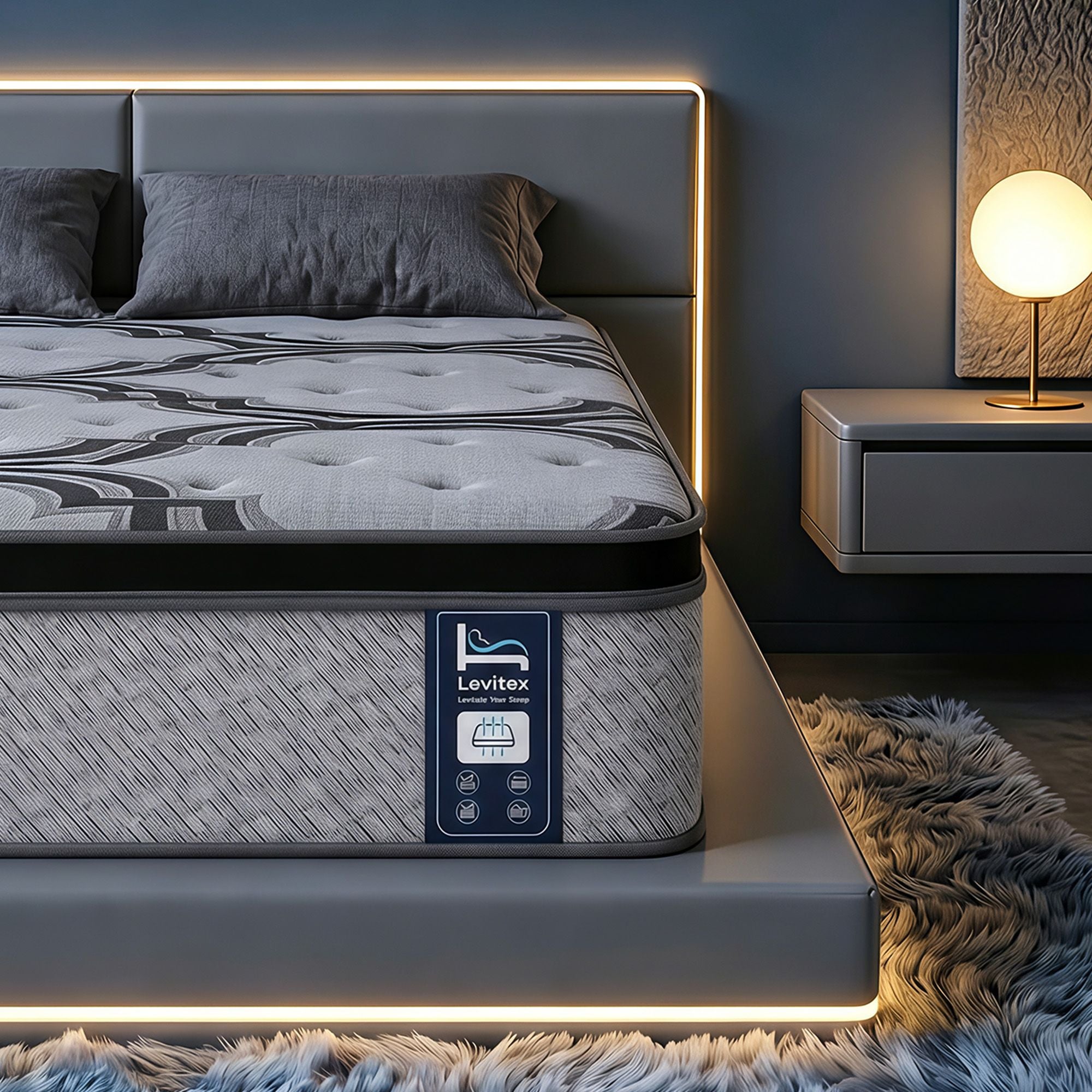 Levitex 34cm Latex & Memory Foam Hybrid Mattress β Double