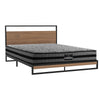 Double Metal Bed Frame with Mattress