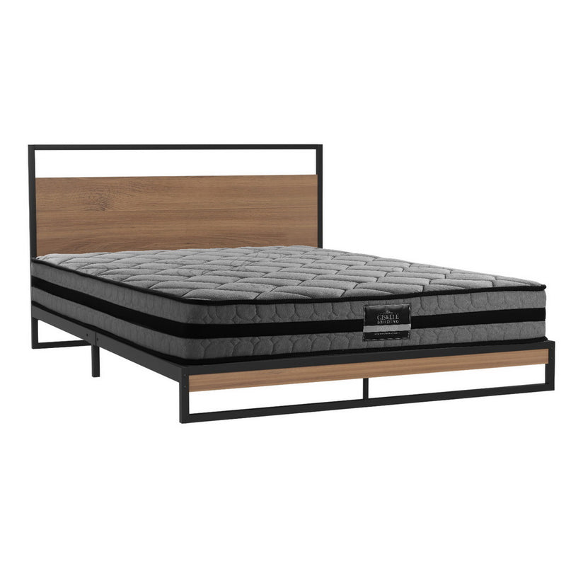 Double Metal Bed Frame with Mattress