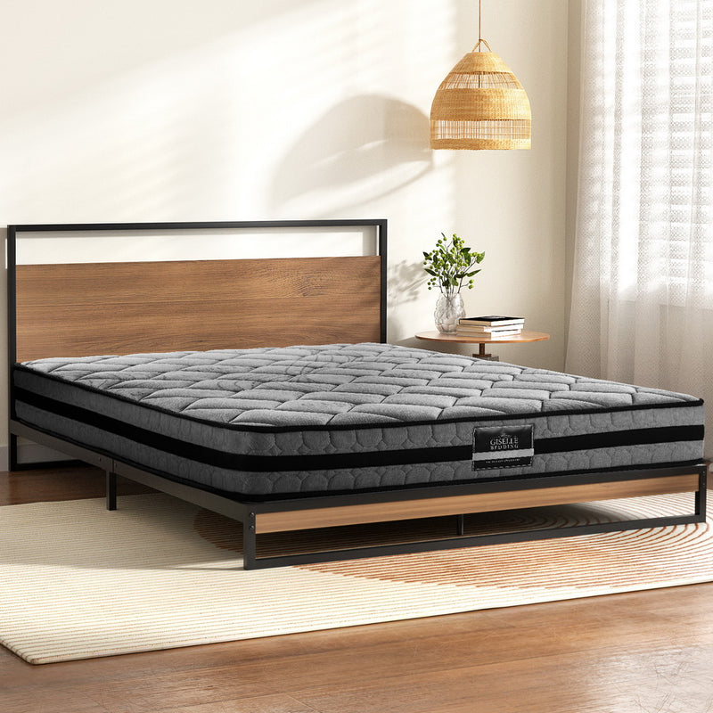 Double Metal Bed Frame with Mattress