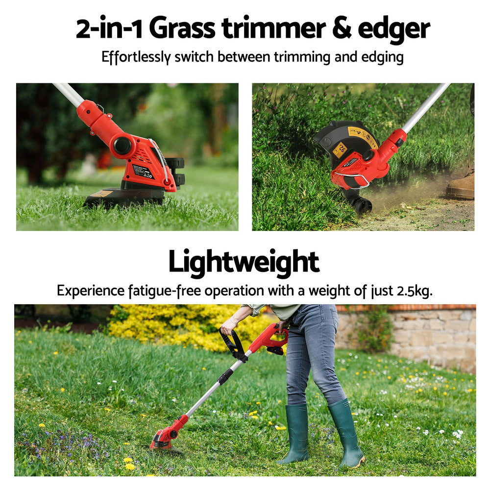 Giantz 20V Cordless Line Trimmer β Grass Whipper
