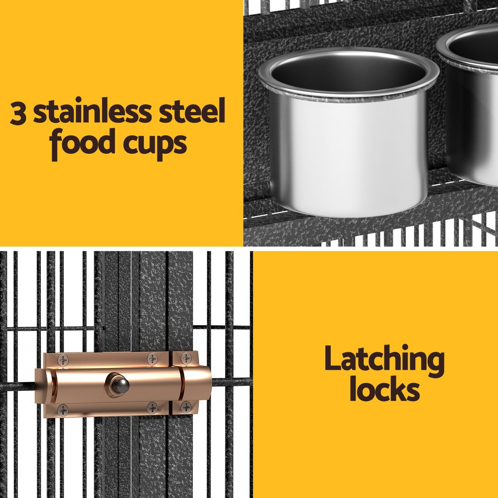 i.Pet 203cm Large Walk-In Bird Cage Aviary