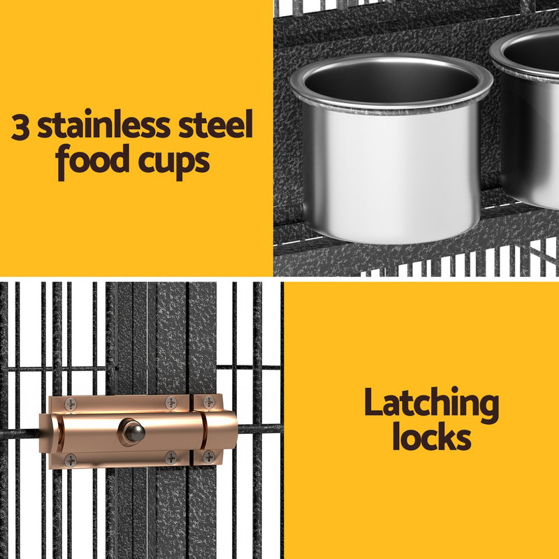 i.Pet 203cm Large Walk-In Bird Cage Aviary